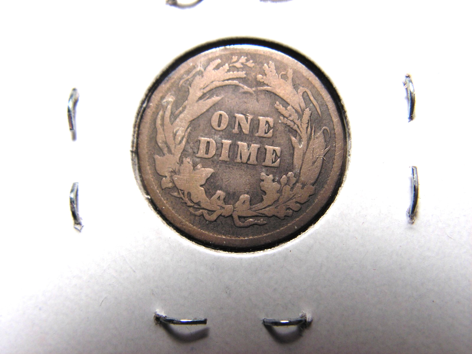 1896 - P Barber Dime