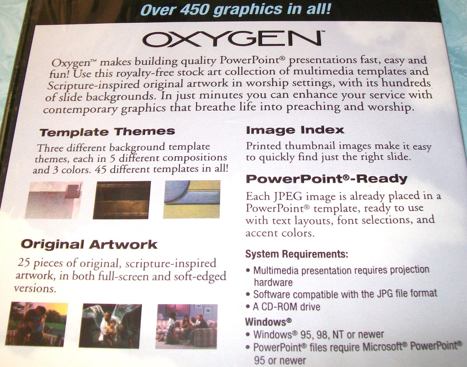 Oxygen: Multimedia Graphics - Volume 4 (CD-ROM, 2003) New Unopened!