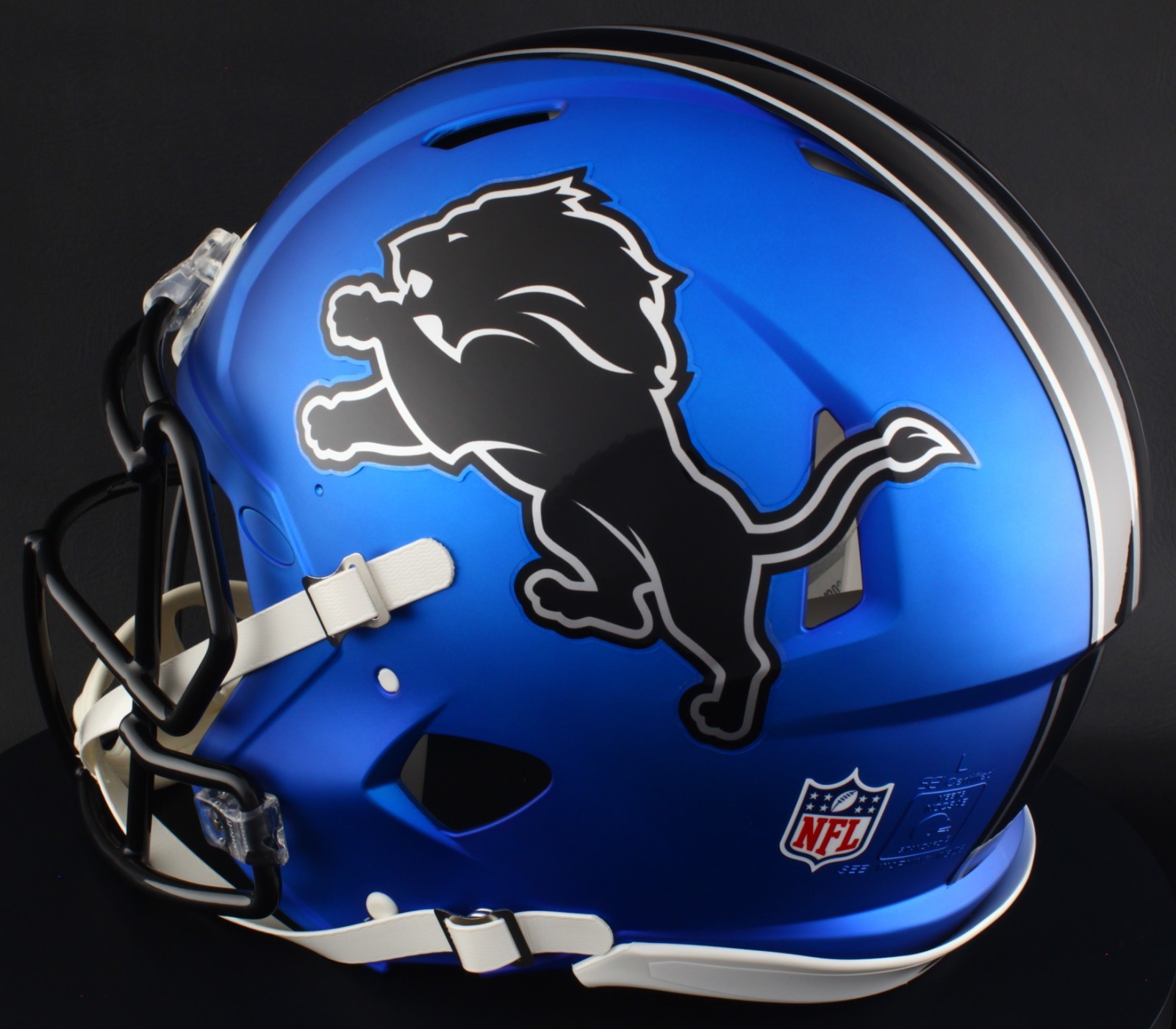 DETROIT LIONS Riddell SPEED Full Size Authentic NFL Football Helmet