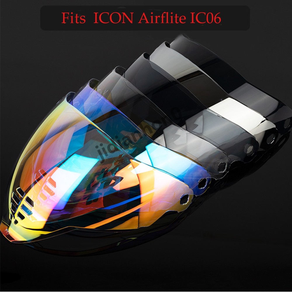 Replaced Visor Fit For ICON Airflite IC06 Motorcycle Helmet Lens Shield Glasses