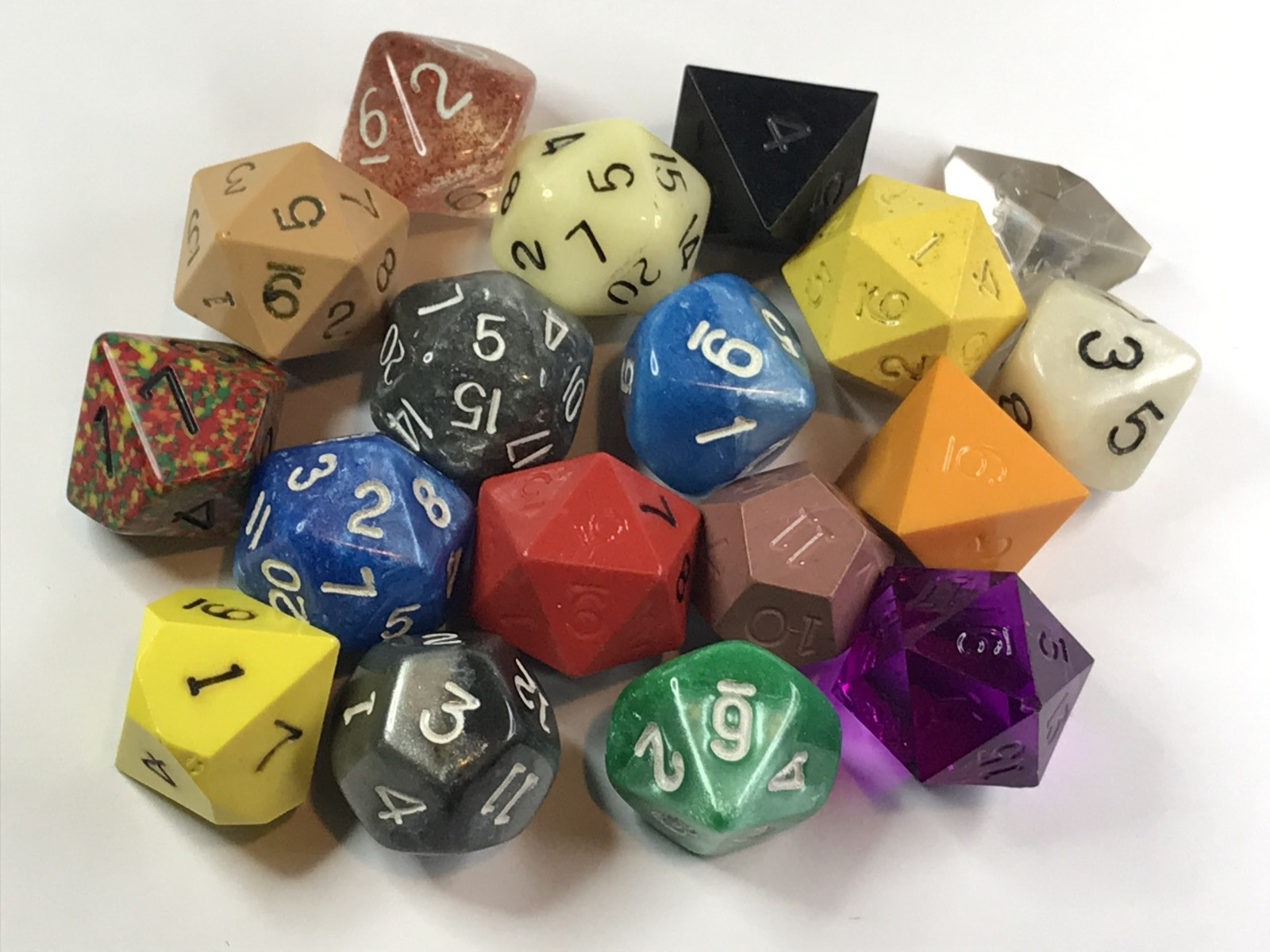 Vintage Dice lot - Game Dice - All oop - Mostly Chessex and Gamescience