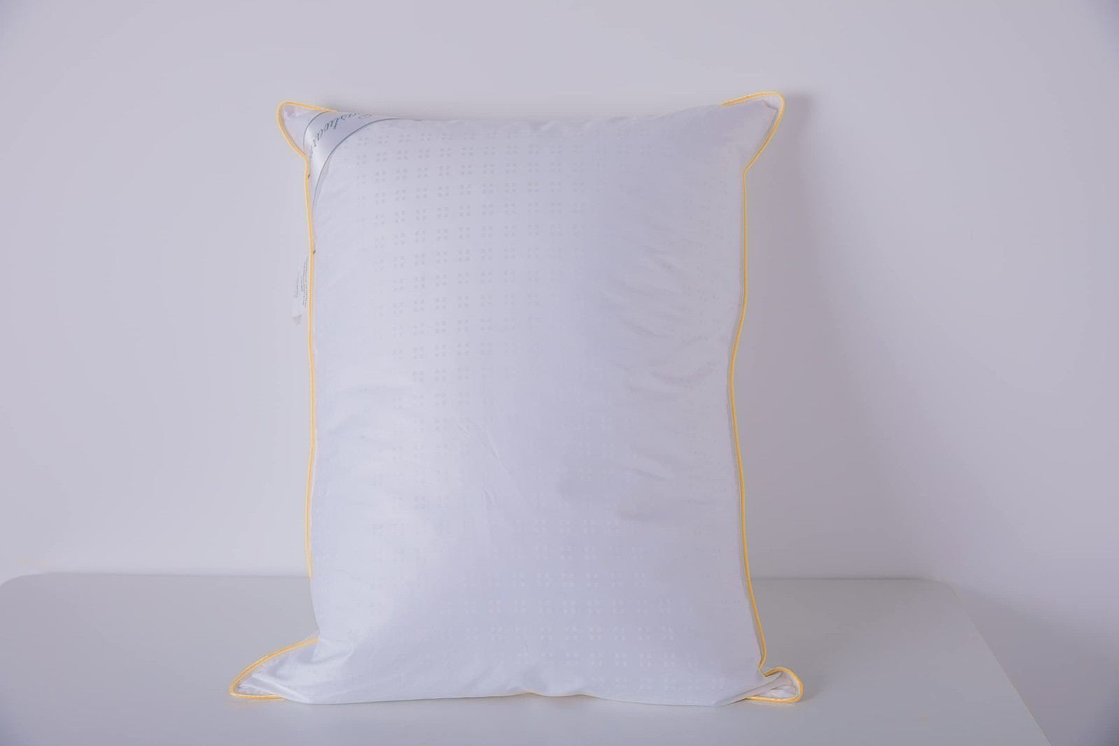 Goose Down Feather Soft Pillows Queen Size One Pack 100% Cotton Supportive Co