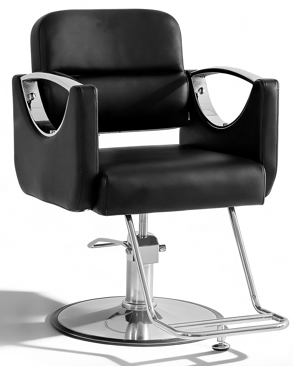 Black All Purpose Hydraulic Barber Chair HeavyDuty Salon Spa Beauty Hair Styling