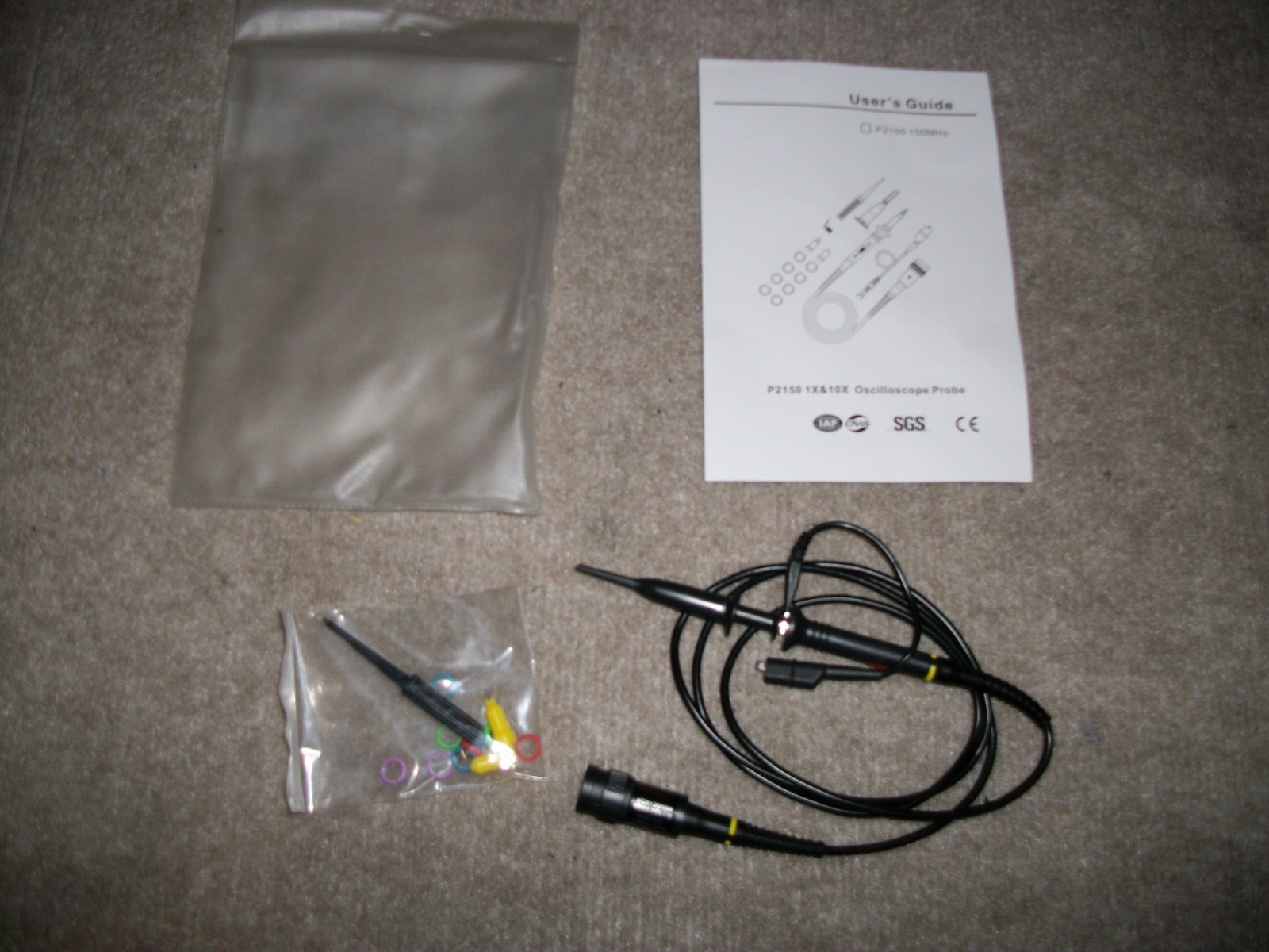 BRAND NEW IN KIT BAG P2150 OSCILLOSCOPE PROBE KIT  150MHZ   SGS IAF CNAS
