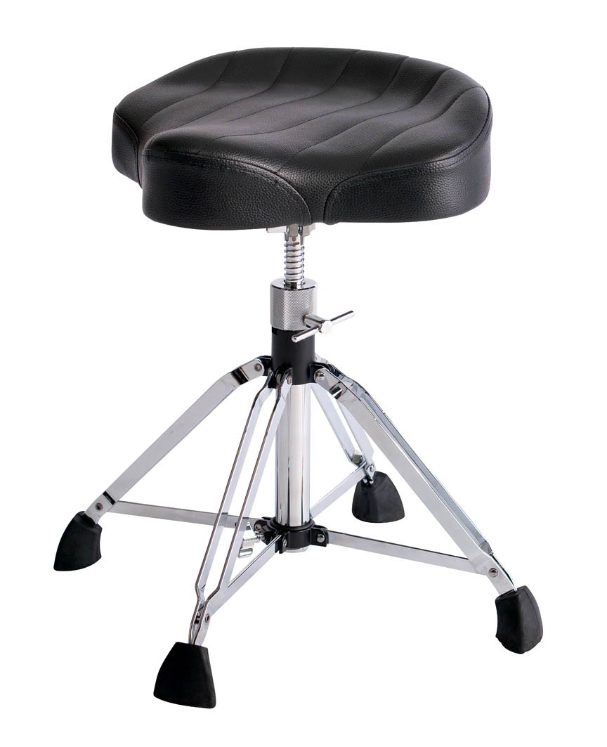 Gibraltar Pro Throne Drum Set Seat Oversized 4-Post Saddle Padded