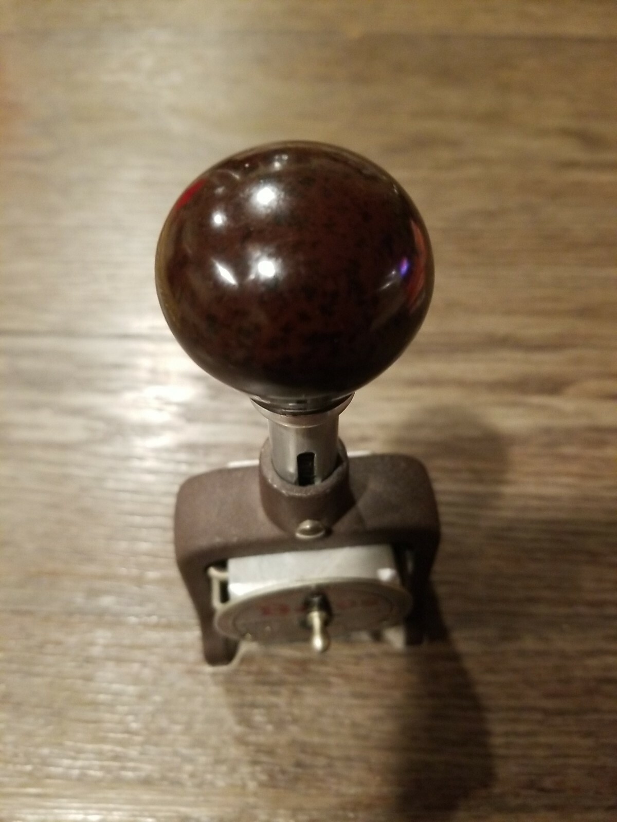 Bates Vintage Numbering Machine Stamper 6 Wheel Style E