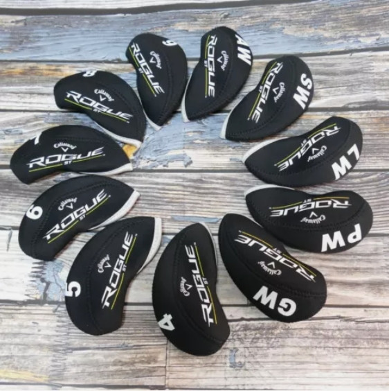 Golf Iron Club Your Own Callaway V ROGUE ST Headcover Black Color 11 Pcs One Set