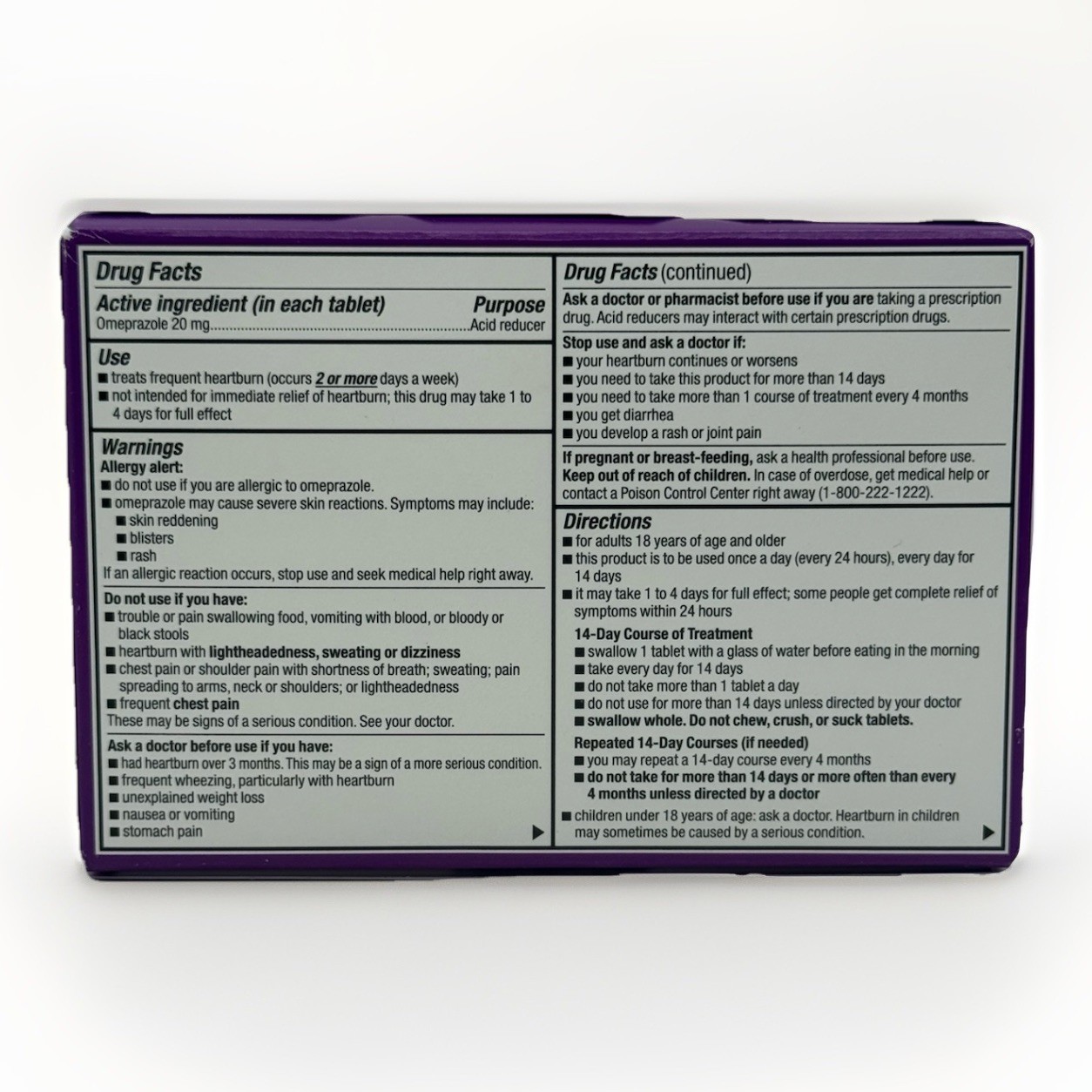 Rite Aid Acid Reducer Omeprazole Delayed Release Tablets