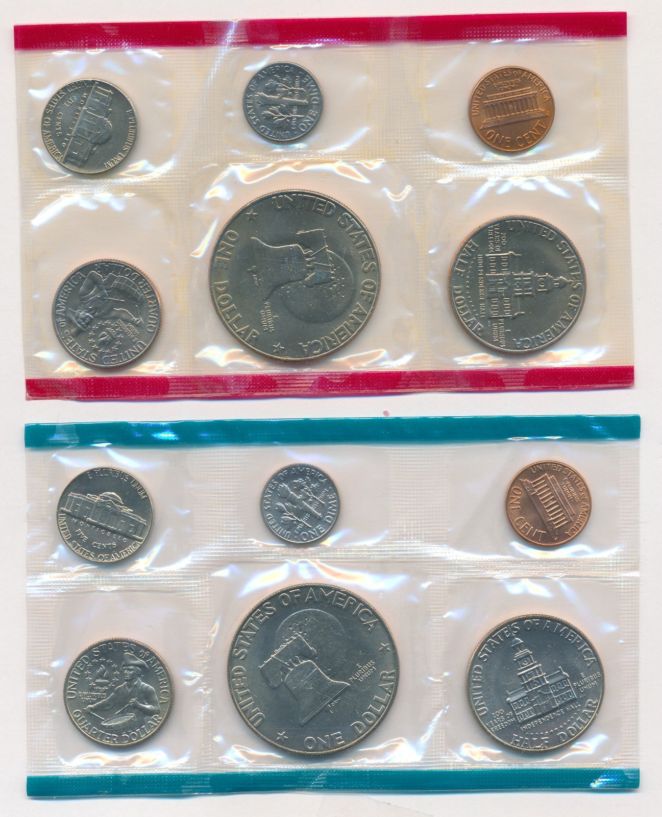1975 US MINT UNCIRCULATED 12 PIECE COIN SET