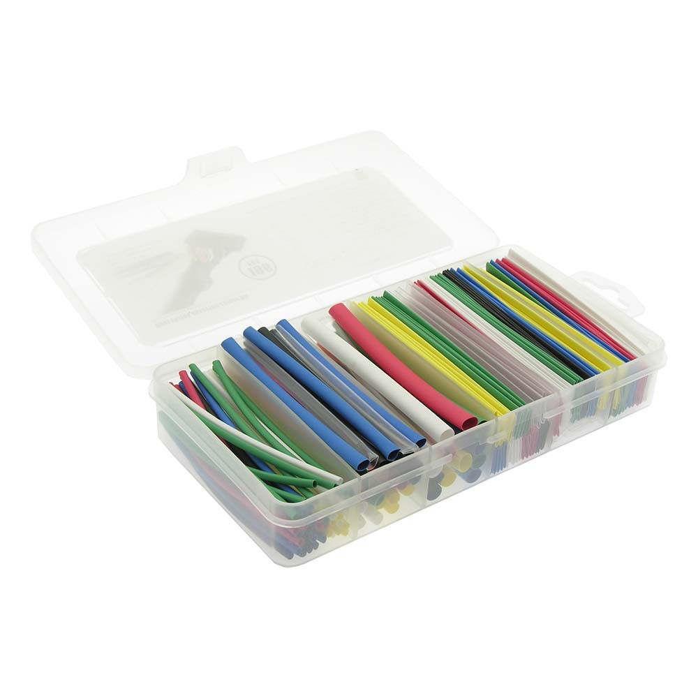 10 Pack of Heat Shrink Tube Kit, Assorted Color (196pcs)