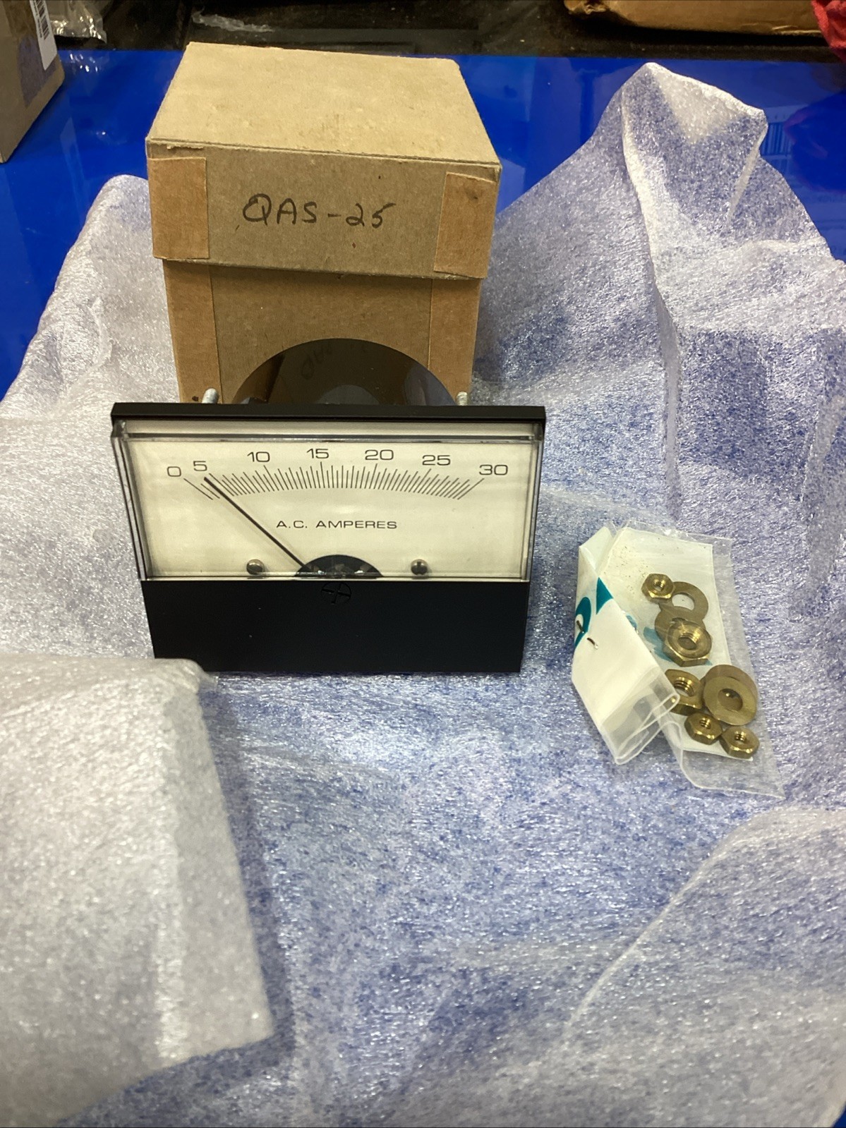 Beede 0-30 AC Amperes Panel Meter
