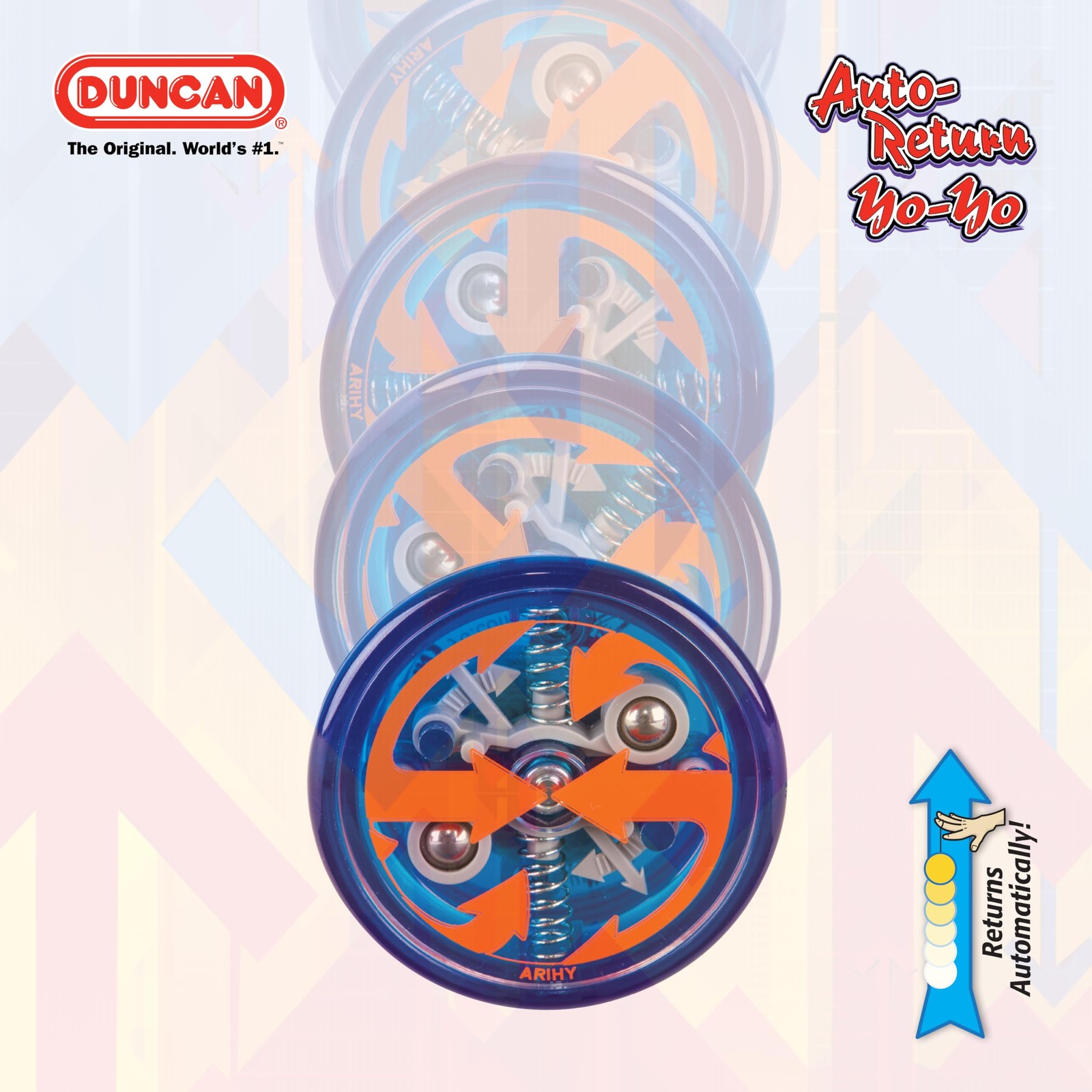 Duncan Toys Reflex Auto Return Yo-Yo, Beginner String Trick 2 inches, Green