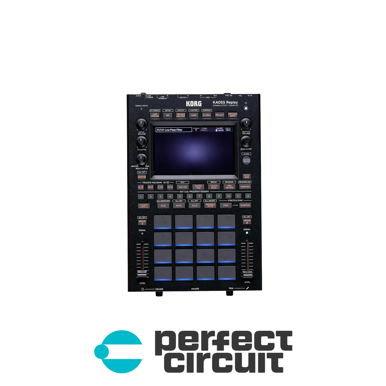 Korg KAOSS Replay DJ Dynamic Effects & SAMPLER - DEMO - PERFECT CIRCUIT