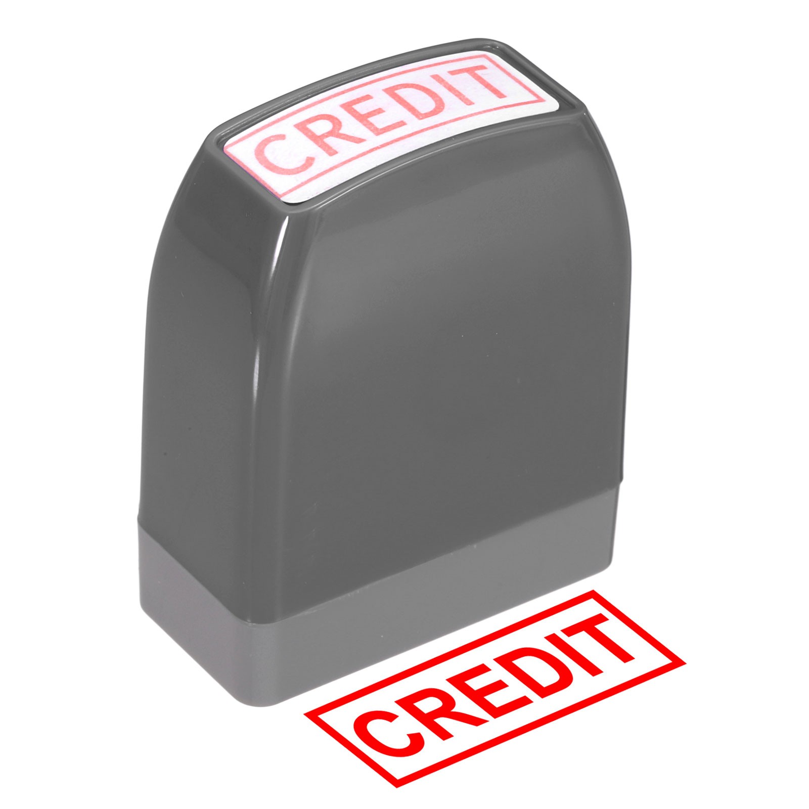 CREDIT Notice Stamp Self Inking, Grey