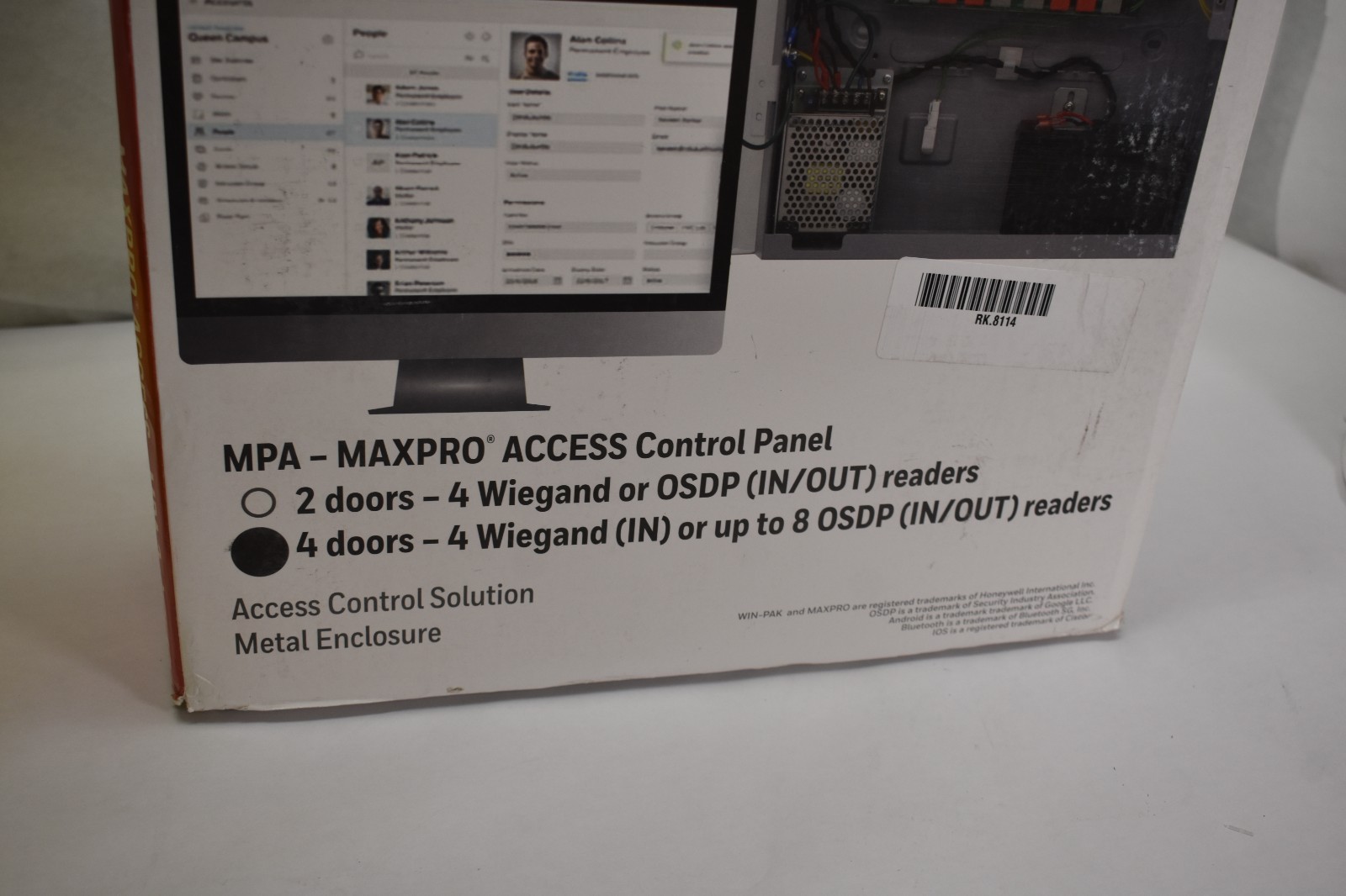 Honeywell MPA4MPSU Maxpro Access 4 Door Controller & Enclosure MPA-MAXPRO New