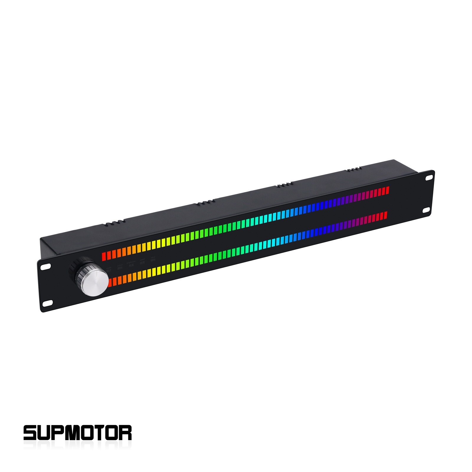 128-LED Music Spectrum Display Rhythm Light VU Meter Support Voice Control
