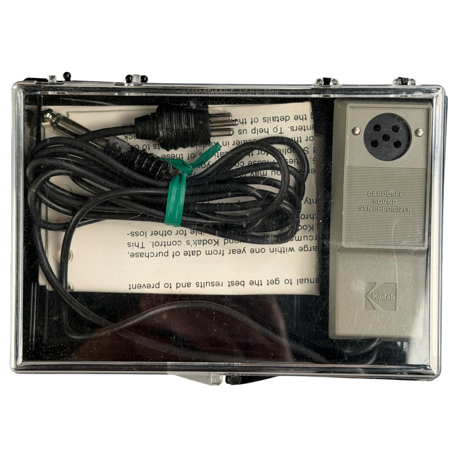 Kodak Carousel Sound Synchronizer Model 3 for Slide Projector w/ Manual Untested