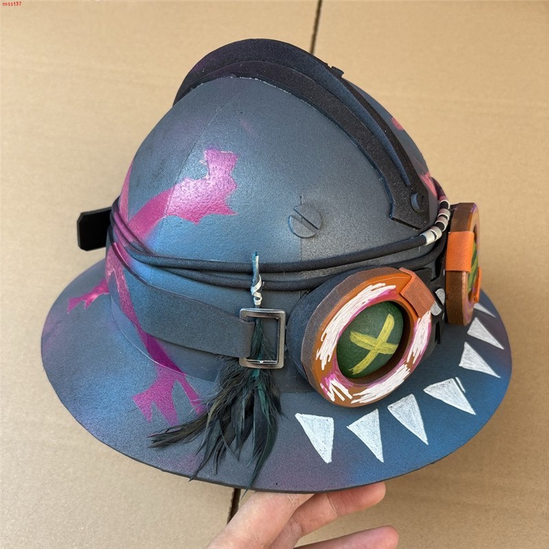 New Arcane: League of Legends Isha Cosplay Prop Graffiti Hat Wearable Customize