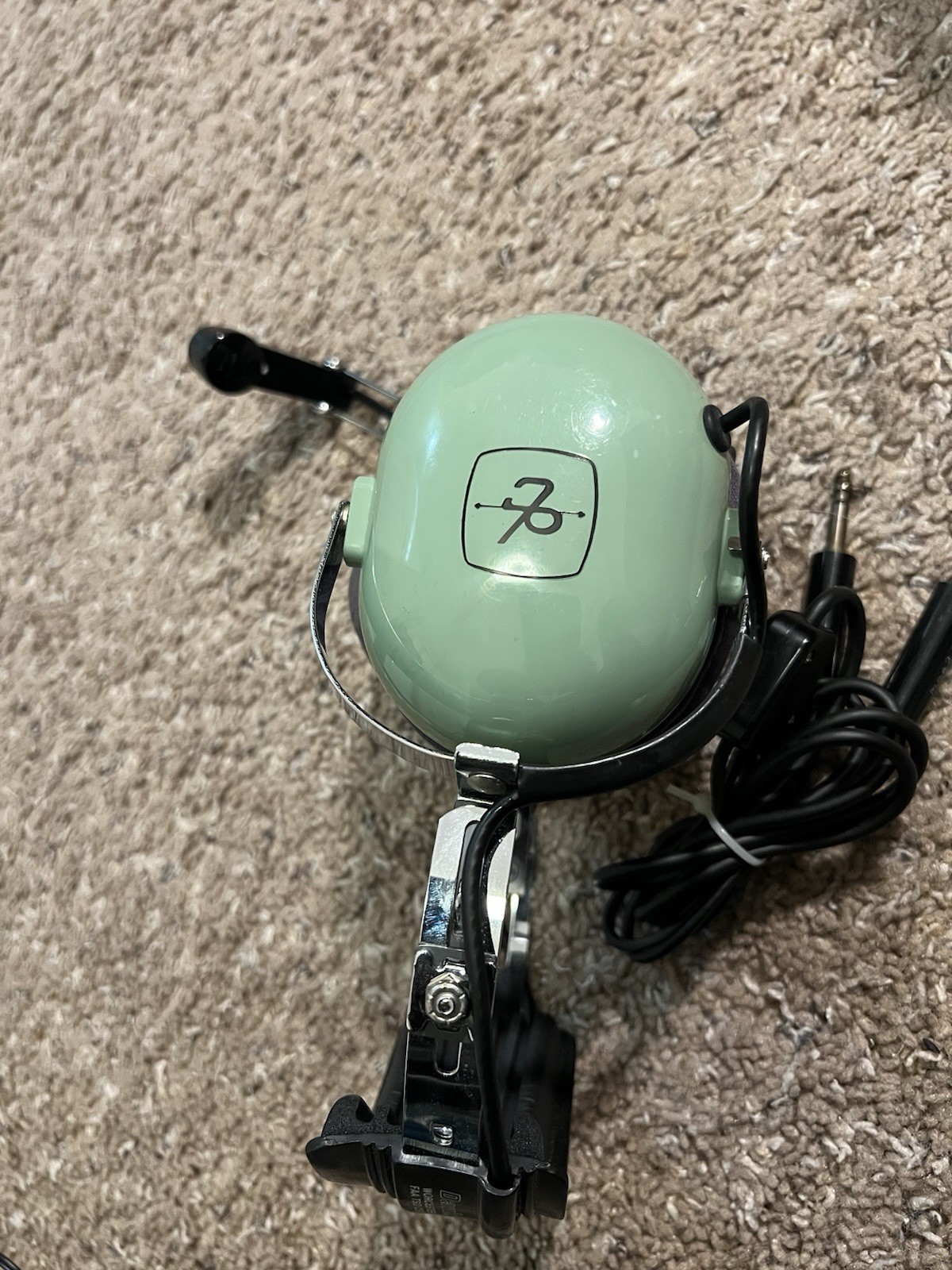 David Clark H10-30 Aviation Headset Dual Plug With Microphone Like New