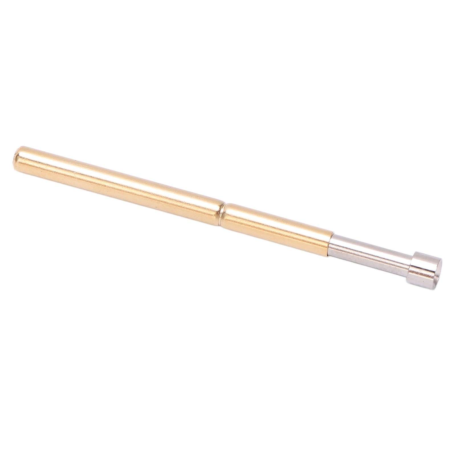 100pcs Spring Test Pogo Pin Concave Head Type Brass Material 2.02mm/0.1in