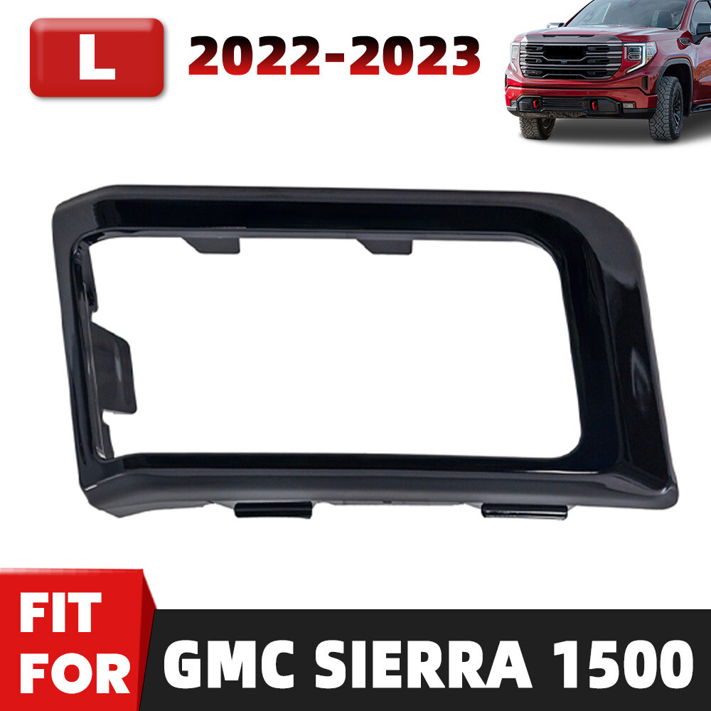 For 2022-2026 GMC Sierra 1500 Driving Lamp Fog Light Trim Front Left Driver Side