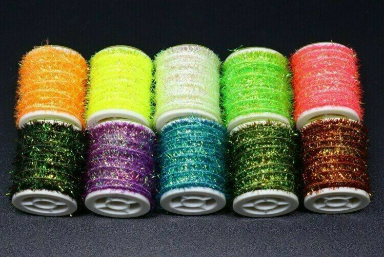 CACTUS CHENILLE - Micro Chenille - PEARL Reflective Fibers - 5 Yards -10 COLORS