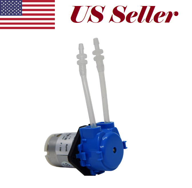 Dosing Pump Peristaltic Pump 12V DC Liquid Water pump Fish Tank Dosing Blue