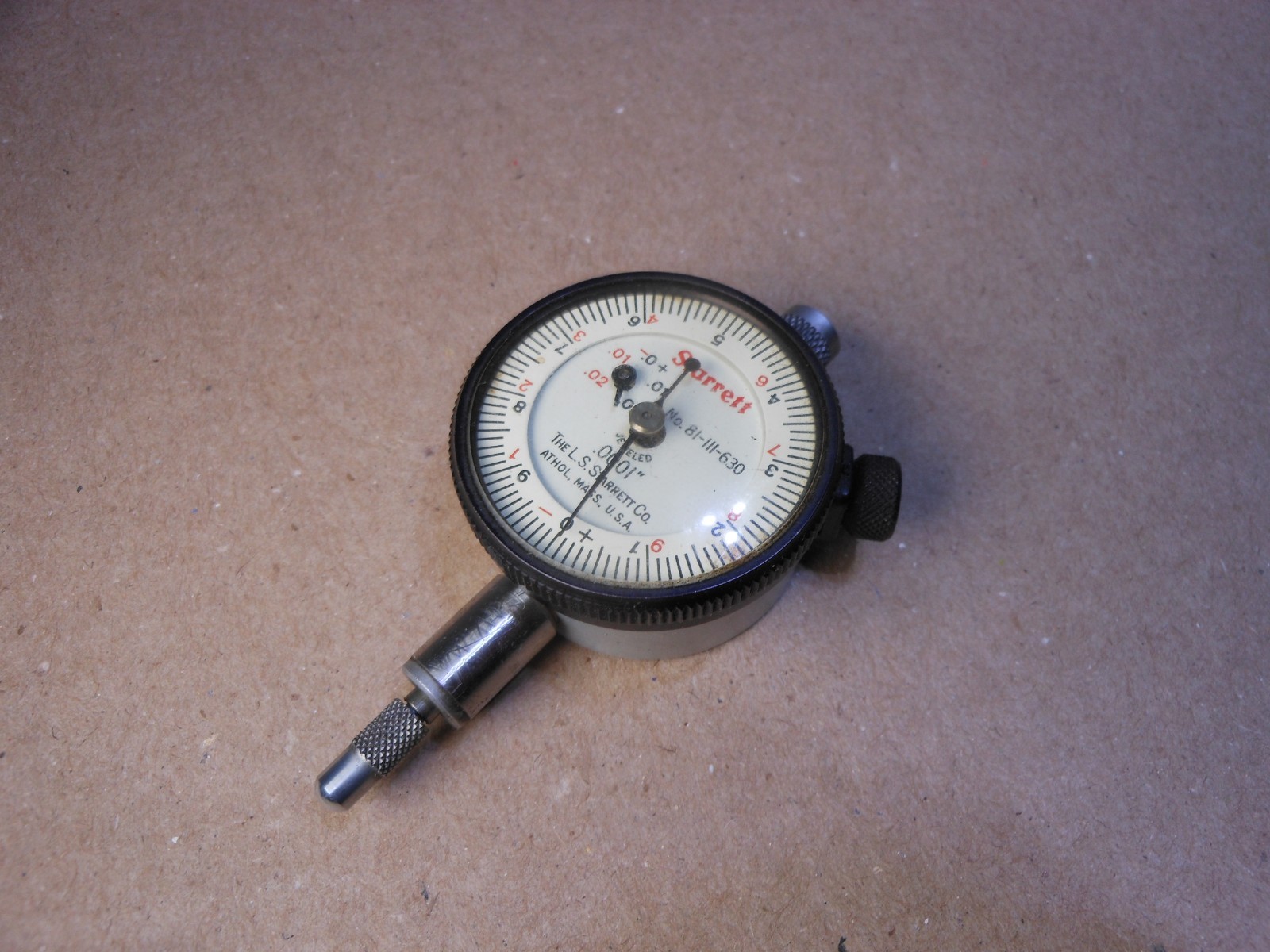 Starrett 81-111-630 Dial Indicator + Last Word 711 Indicator