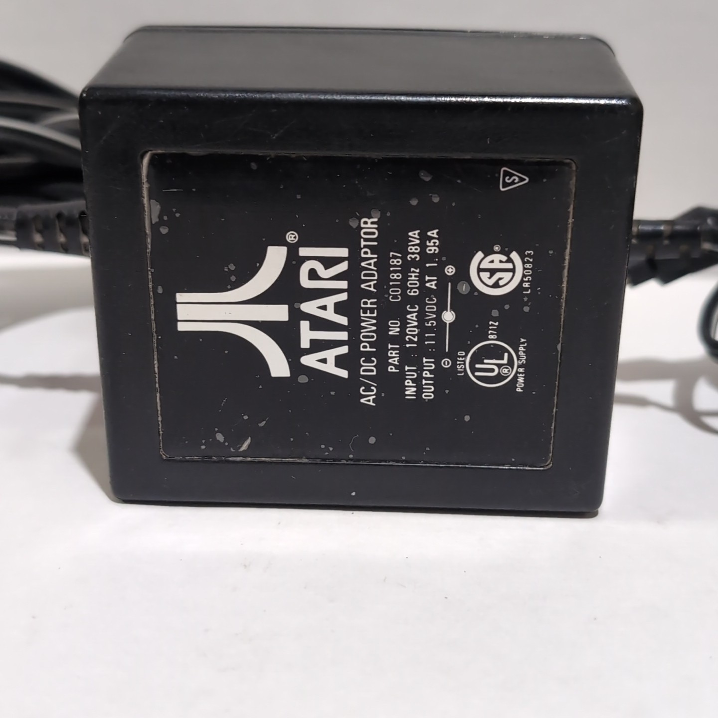 Atari AC/DC Power Adapter C018187 120VAC/11.5VDC Original Untested