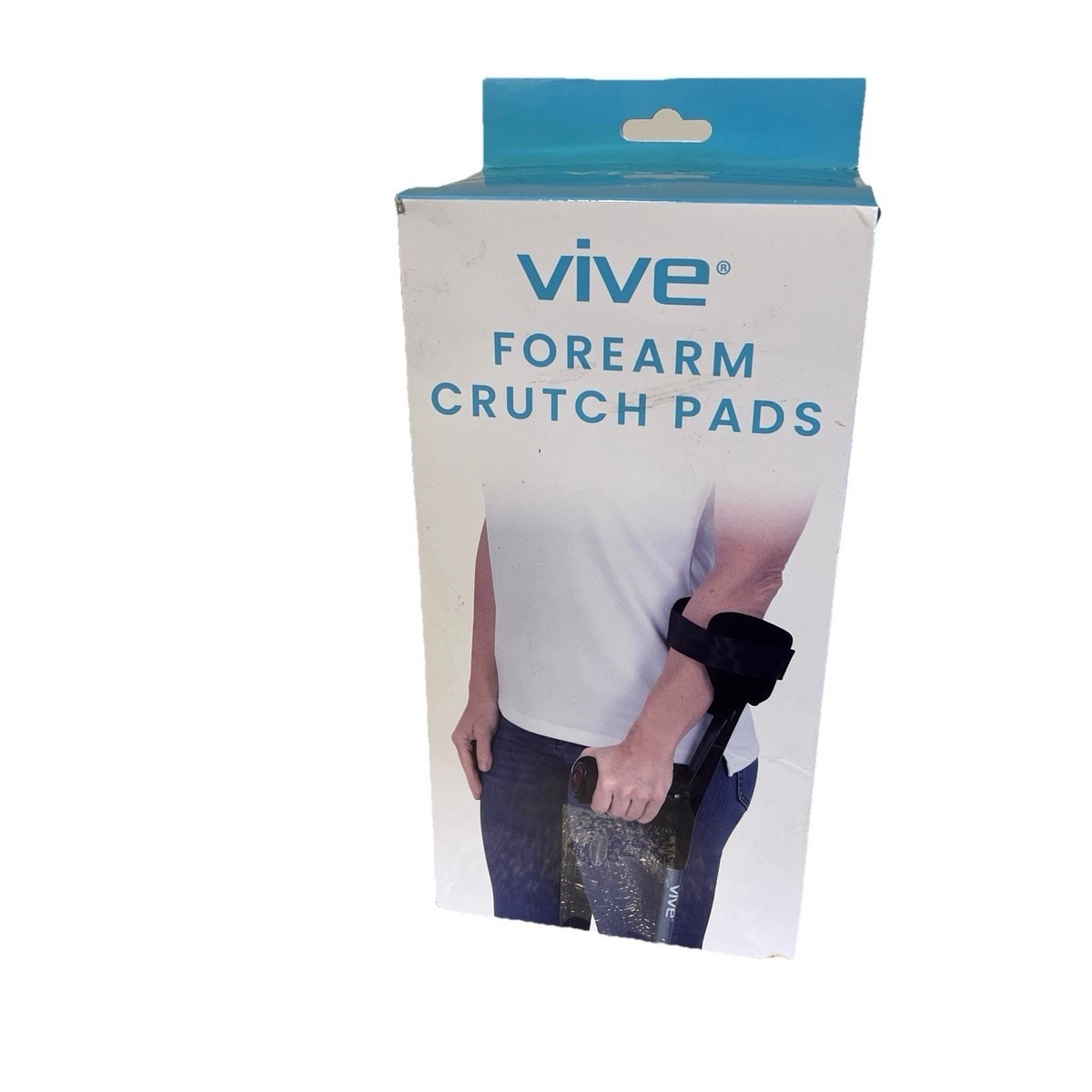 Vive Forarm Crutch Pads - Universal Underarm Open Box Never Used