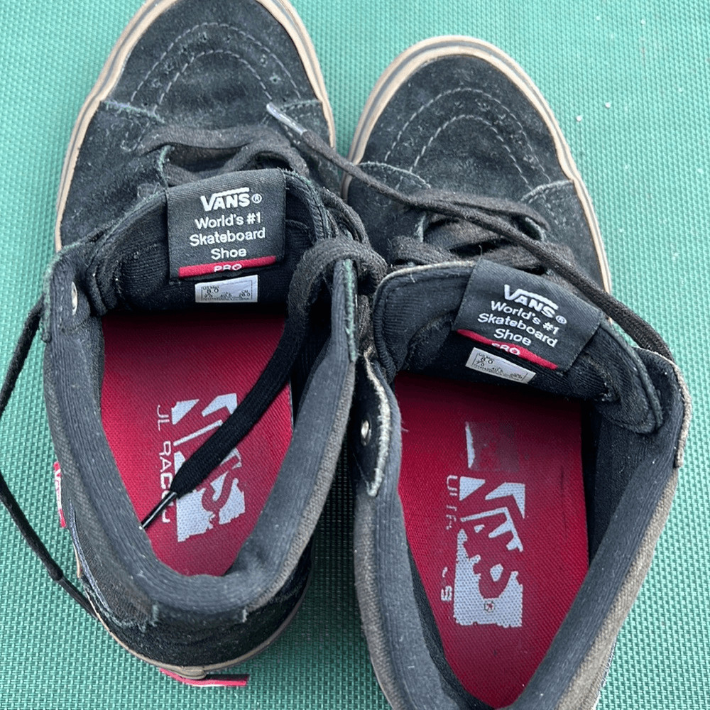Vans off the wall skateboard shoe pro size 8