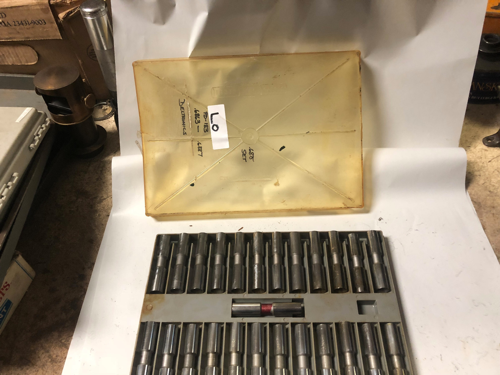 MACHINIST TOOLS  LATHE MILL Machinist Set of Deltronic Plug Pin Gages LO