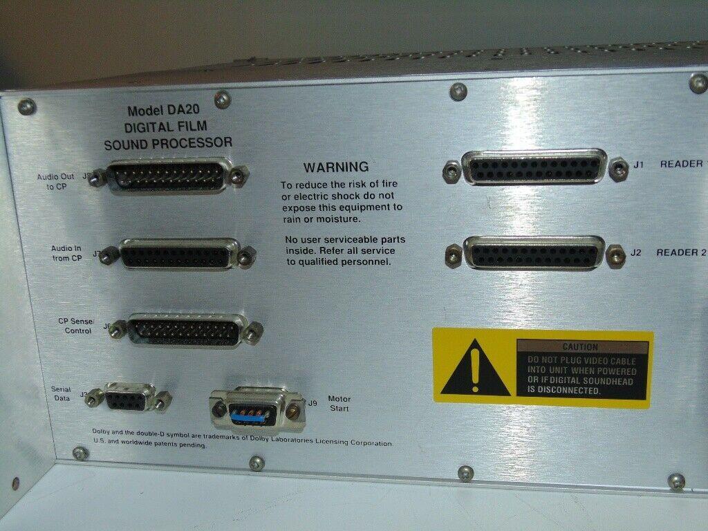 DOLBY LABORATORIES DIGITAL FILM SOUND PROCESSOR DA20