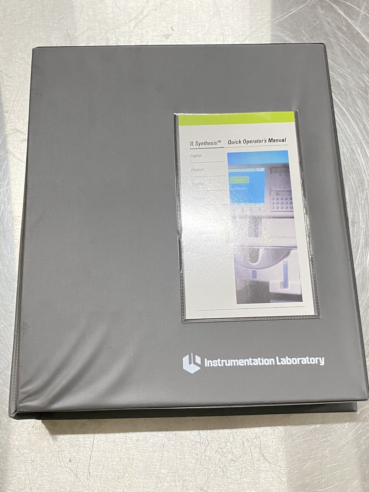 Instrumentation Lab Synthesis 15 Blood Gas Analyzer - Users Guide / Instruction