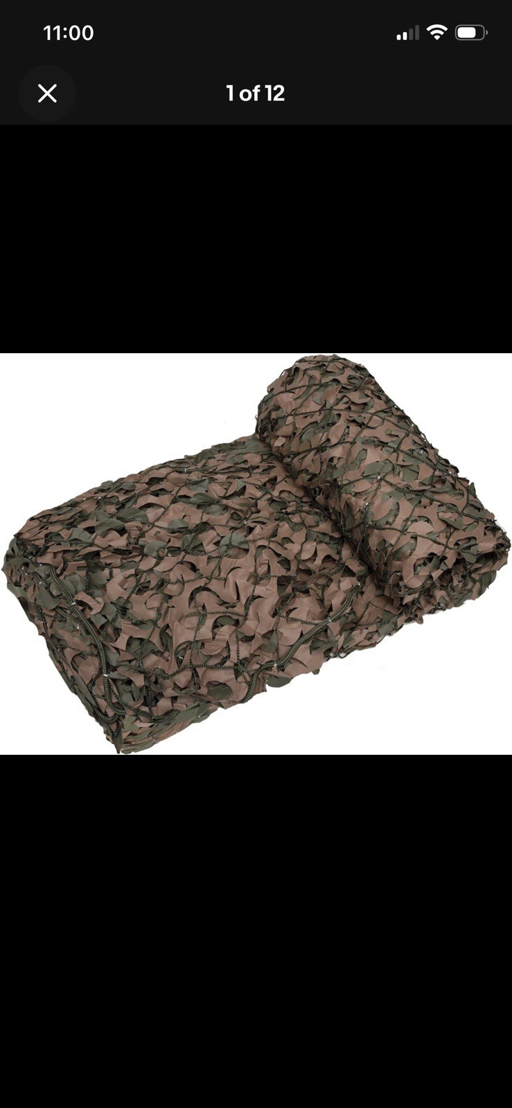 Premium Reinforced Camouflage Netting 3D Camo Nets Waterproof UV Protection