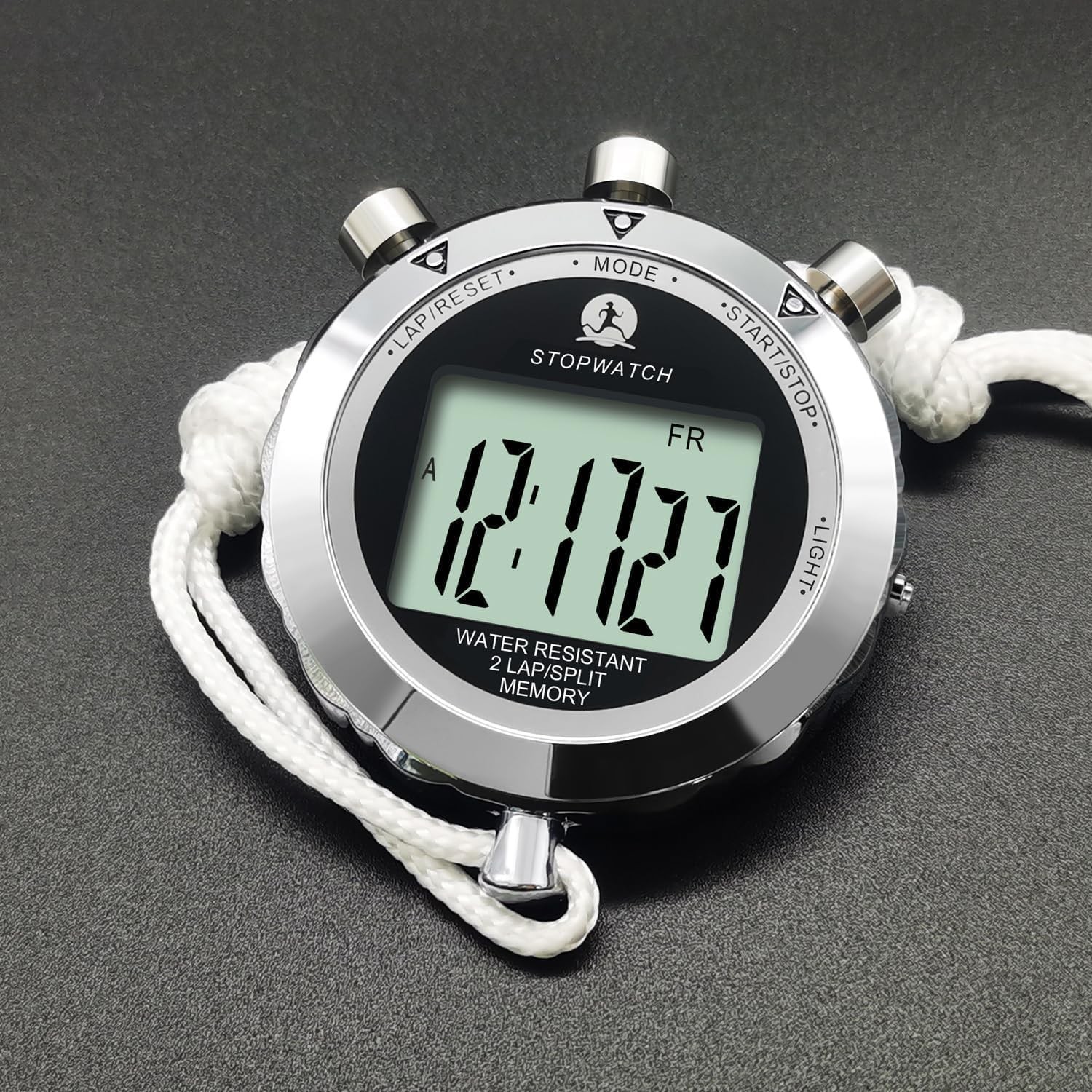 Stopwatch Timer, Digital Stop Watch with 0.01Second & 0.001Second Timing, Metal