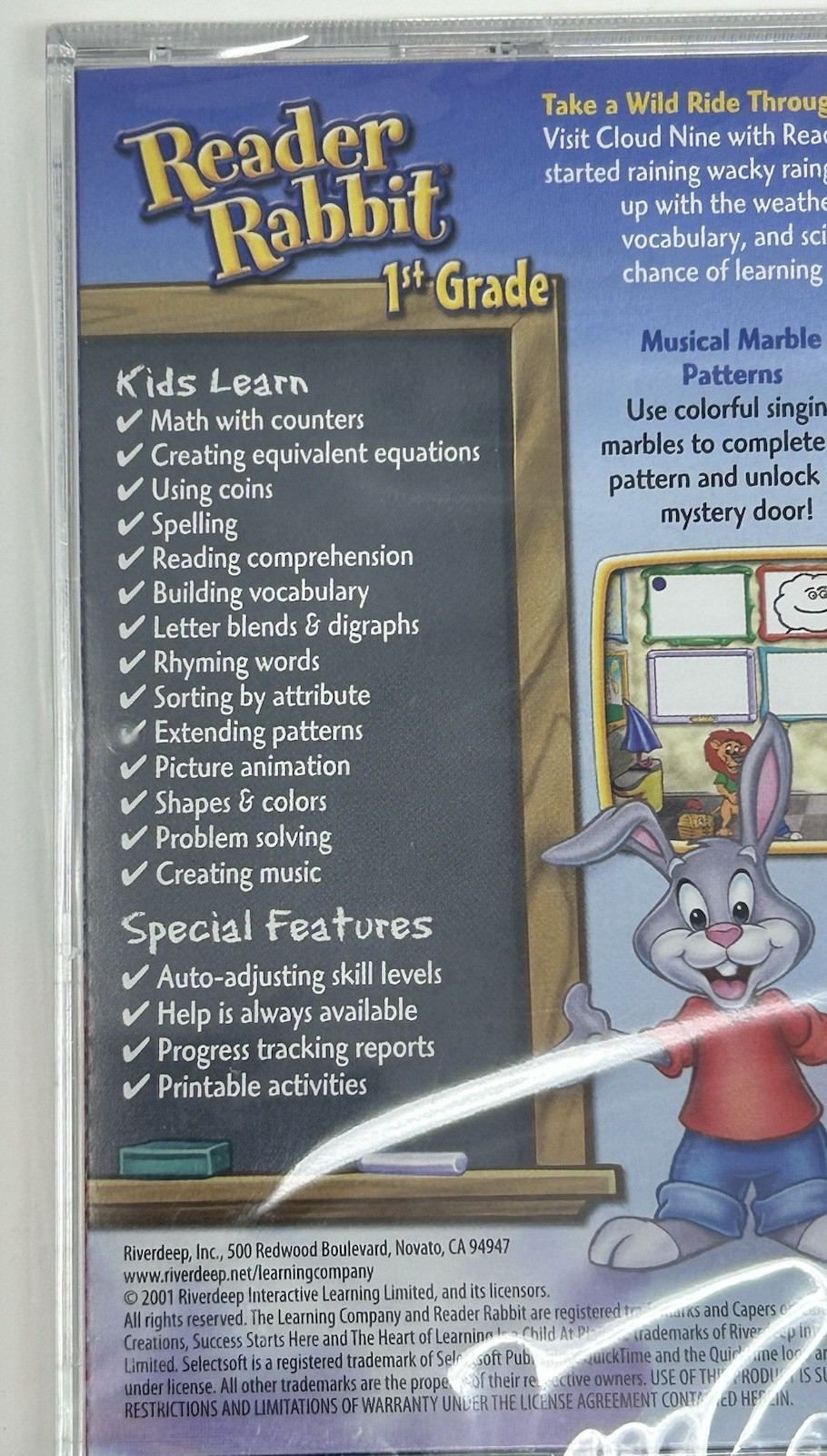 Reader Rabbit 1st Grade CD-ROM Window & Macintosh New Sealed F22