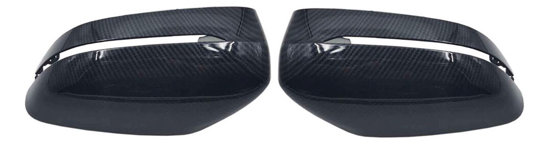 Carbon fiber left driver side mirror cover for