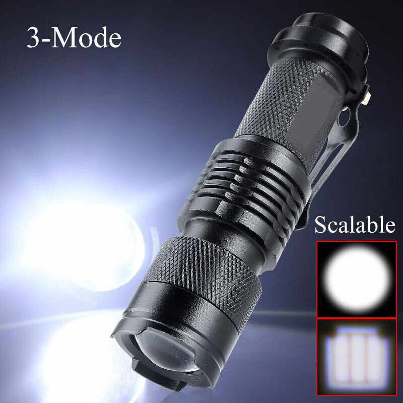 LED Tactical Flashlight Military Grade Torch Small Super Bright Handheld LightUS