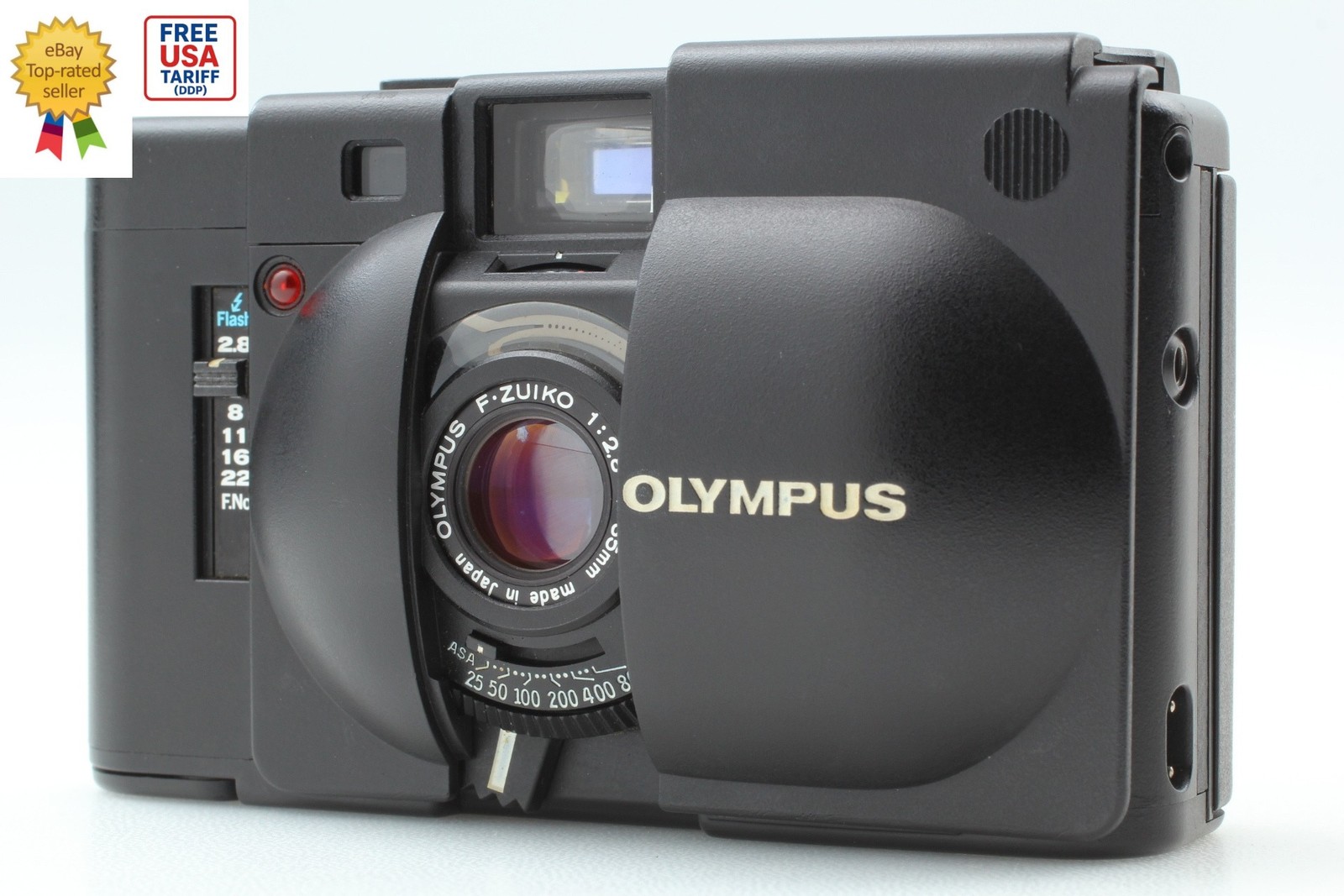 [MINT] Olympus XA Rangefinder 35mm Film Camera From JAPAN