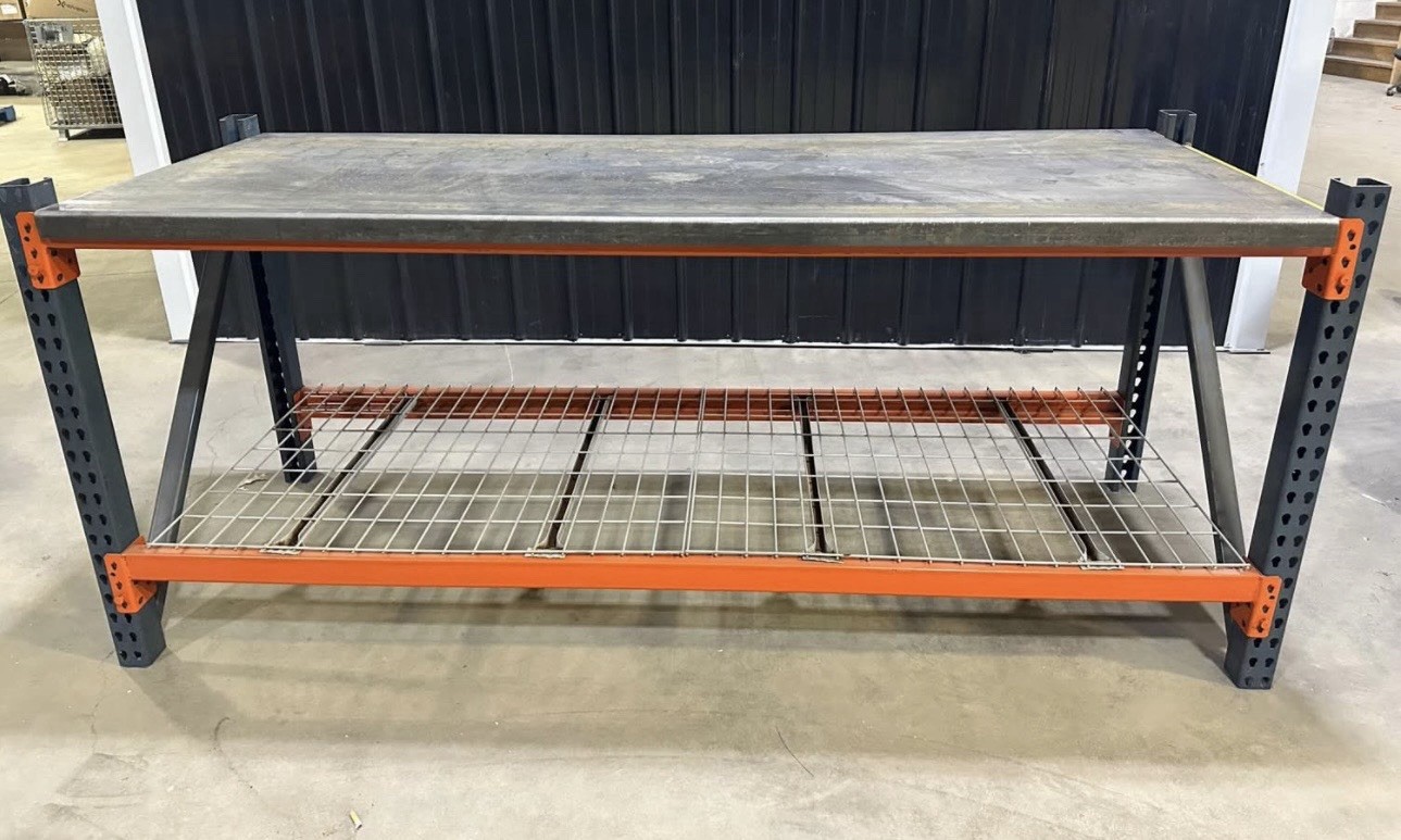 Adjustable Welding Table 8.6’Wx44”Wx37.5”D quarter-inch Steel