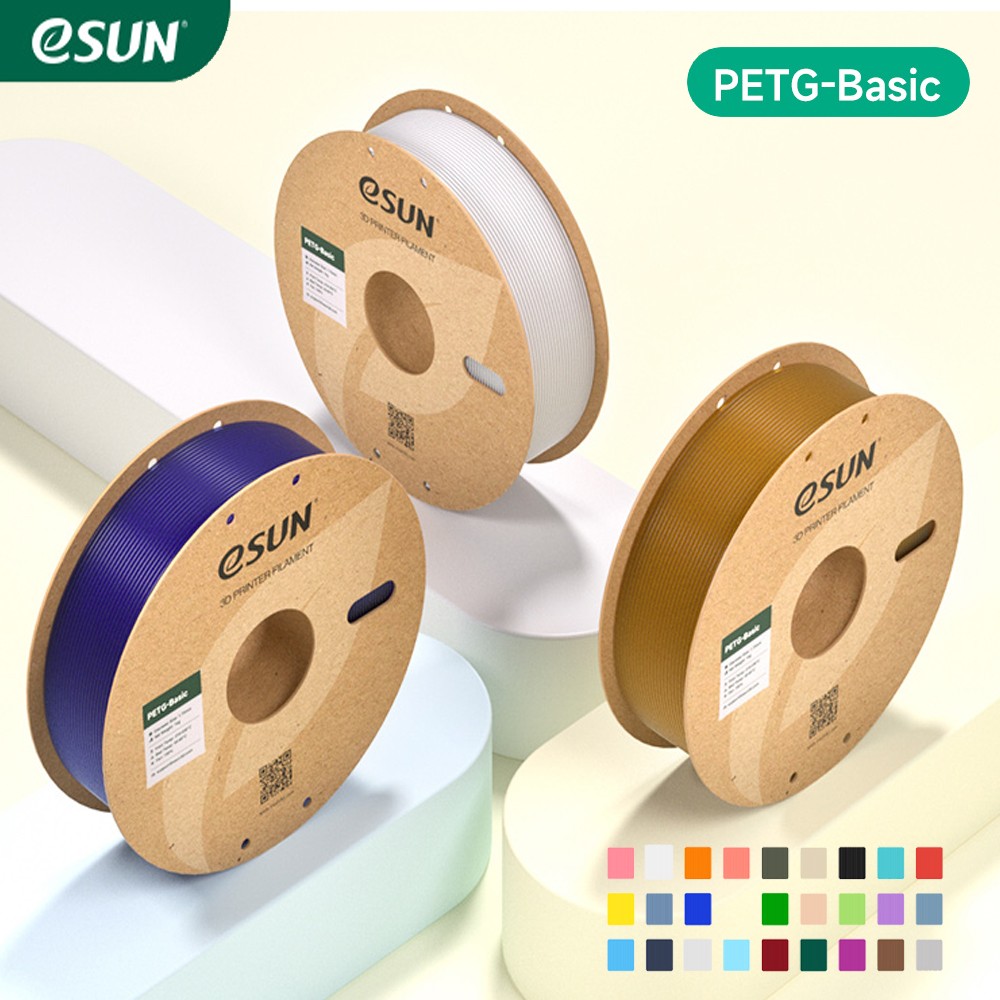 eSUN PETG Basic 3D Printer Filament High Speed 1.75mm 1KG Spool for FDM Printers
