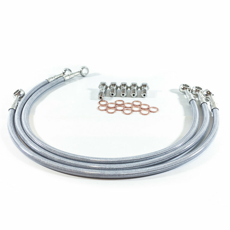 YAMAHA 2008-2017 XV 1900 RAIDER / S / SLC GBRAKES BRAIDED FRONT BRAKE LINE KIT