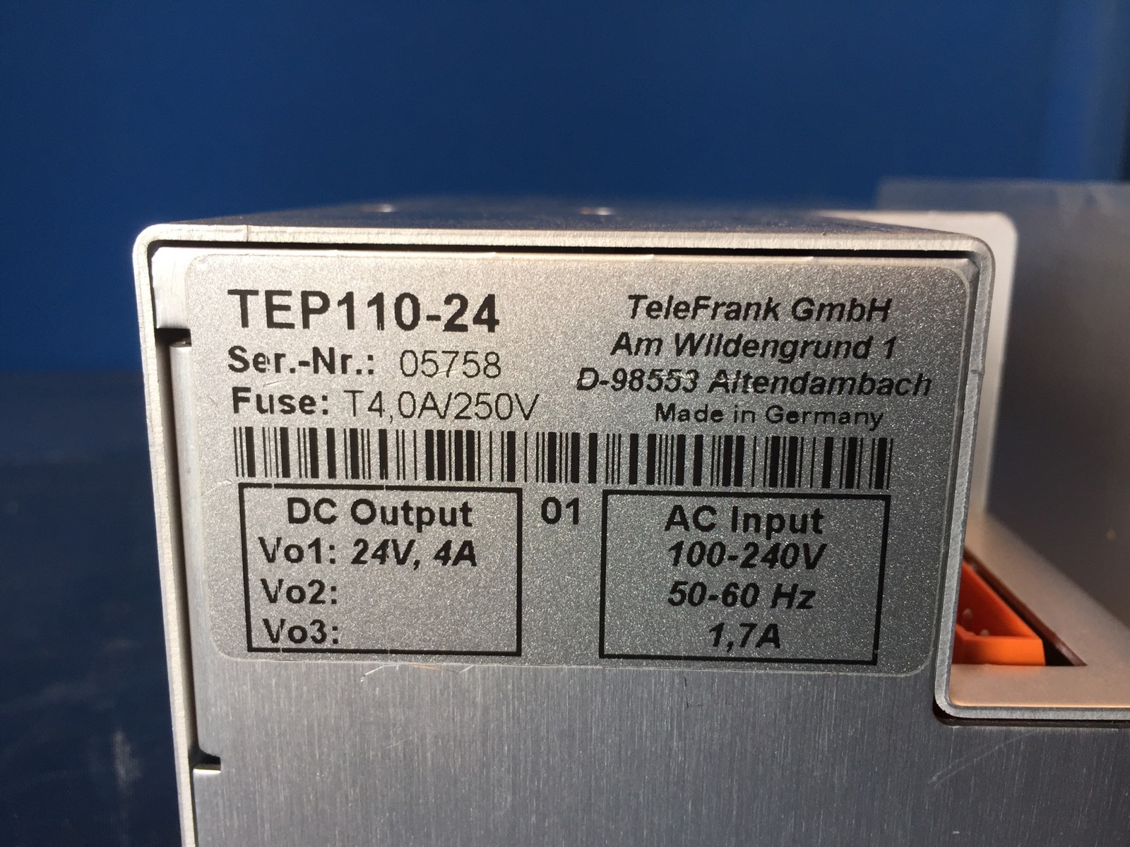 TeleFrank AC-DC Converter TEP110-24