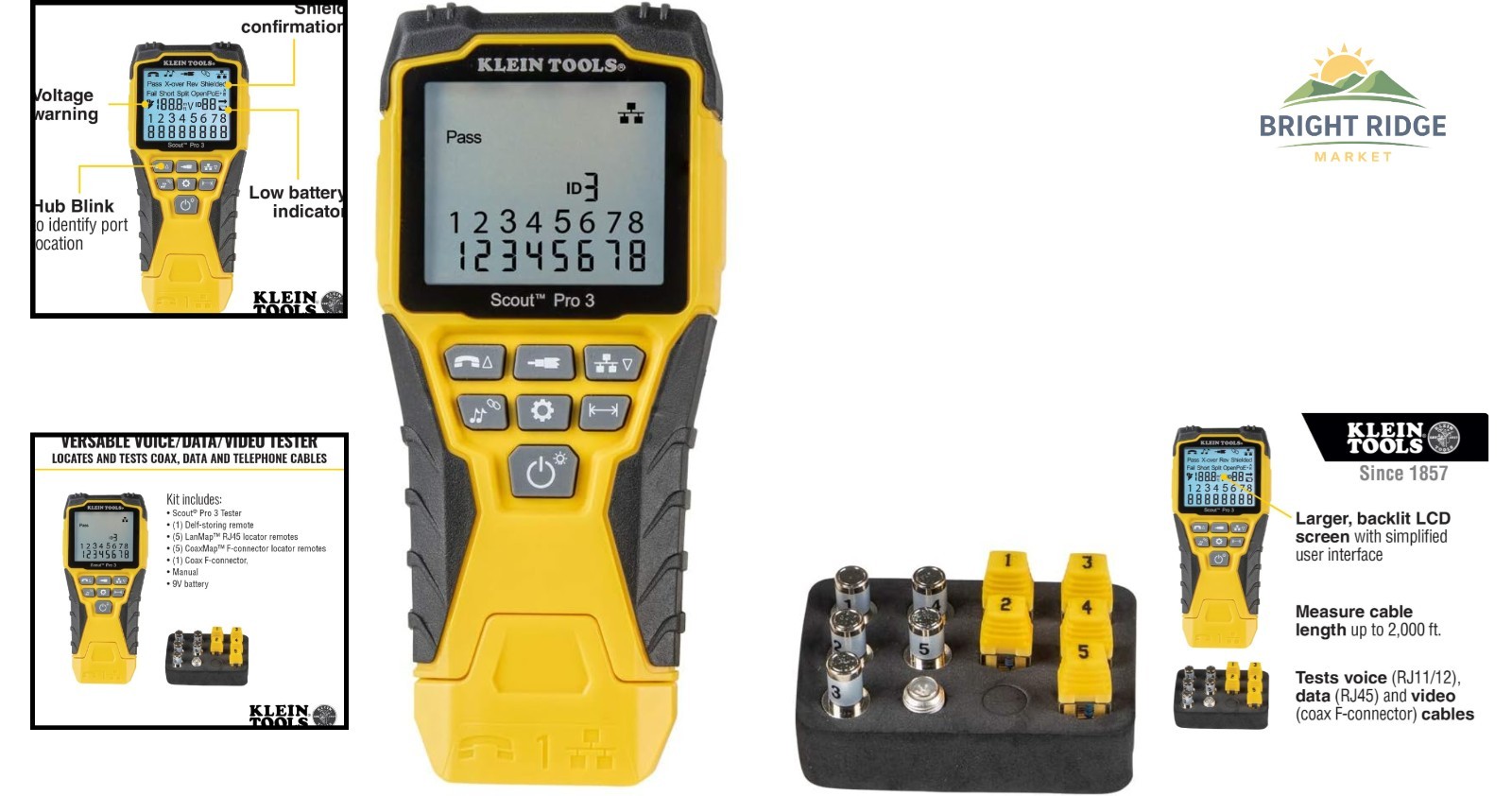 Cable Tester with Extended Length Measurement and Fault Detection Features