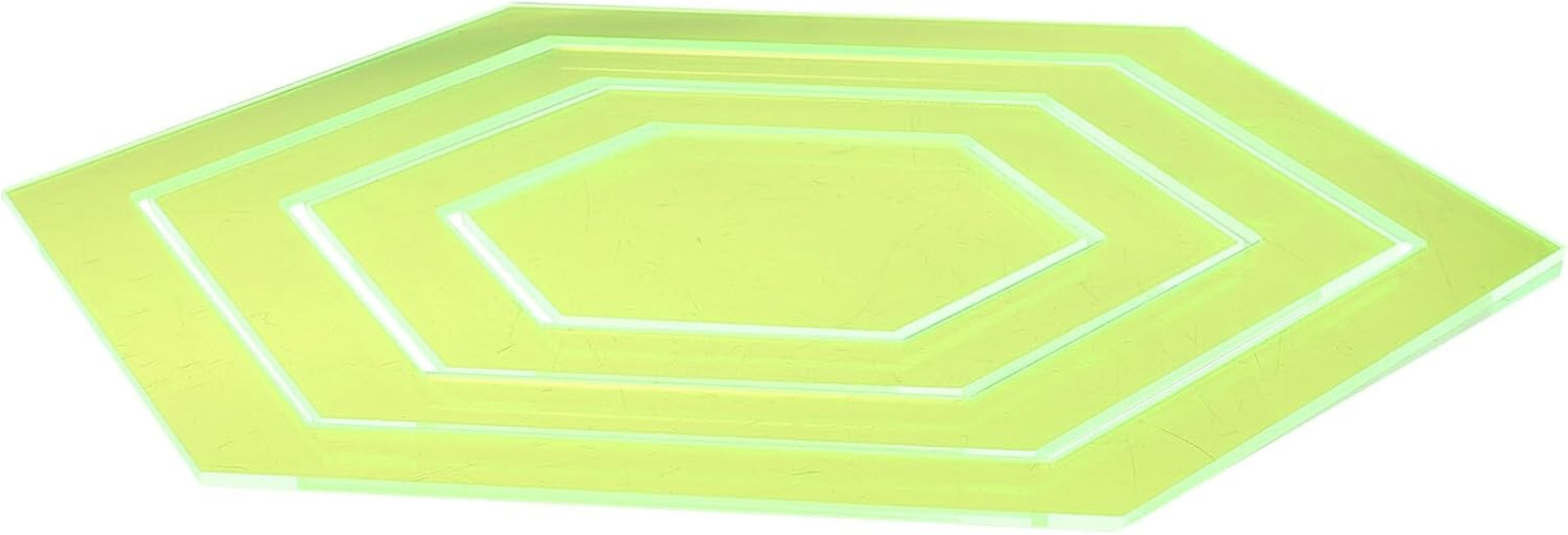 Hexagonal Quilt Ruler 8.66 Inch Acrylic Sewing Template Durable Patchwork Quilti