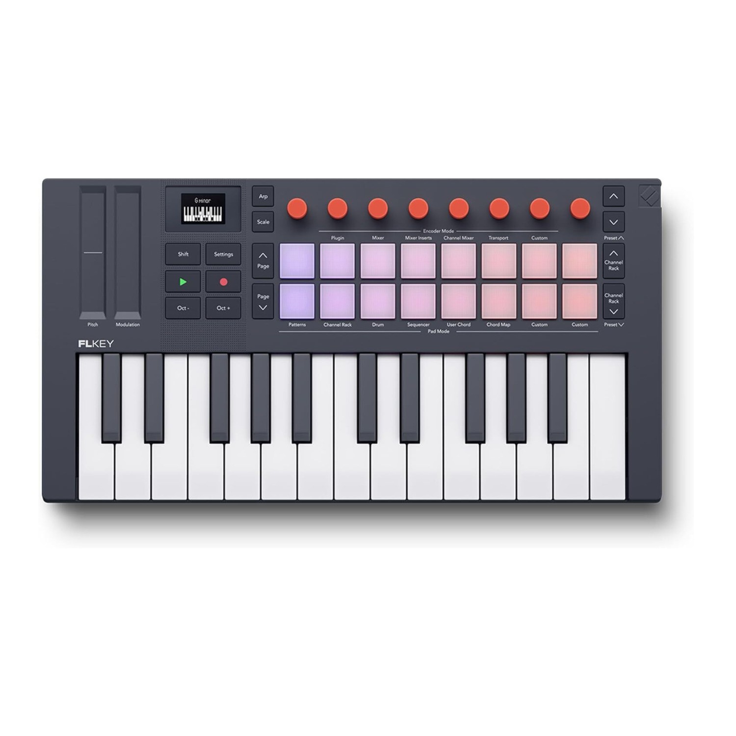 Novation FLkey 2 Mini 25 Mini-Key MIDI Keyboard Controller for FL Studio