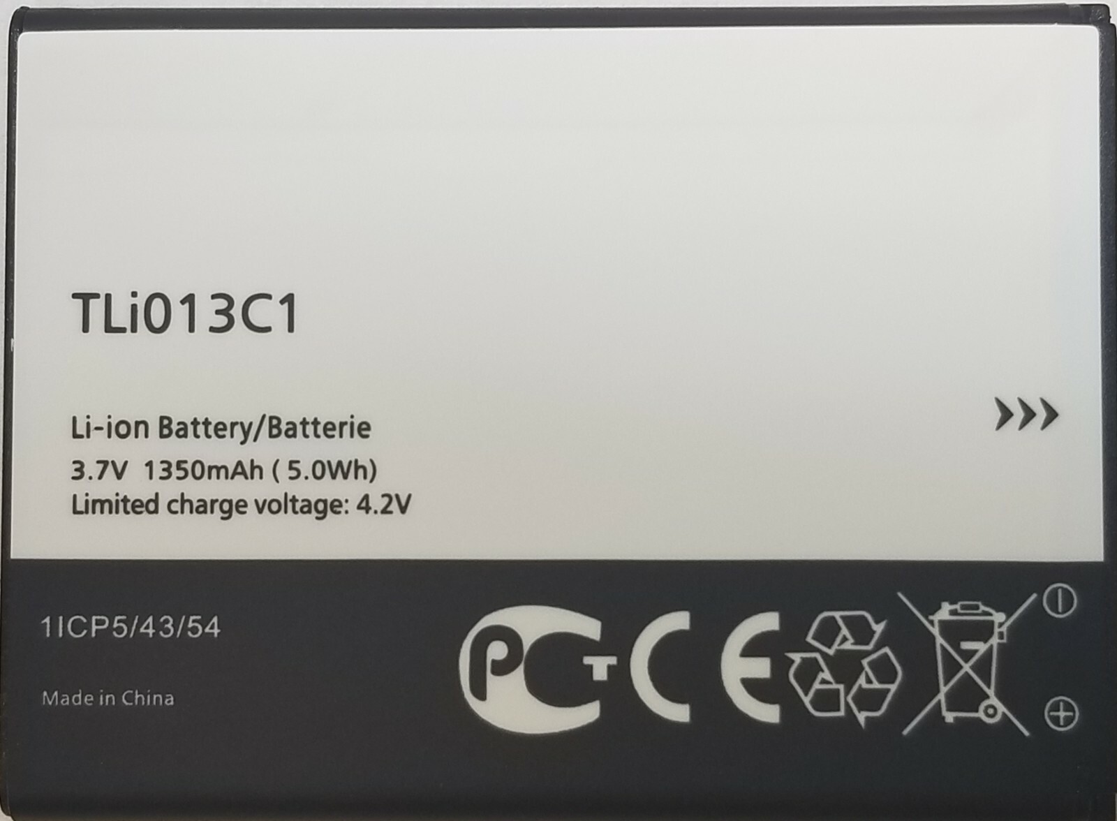 Replacement Battery for Alcatel OneTouch Go Flip OT-4043S TLi13C1 1350mAh