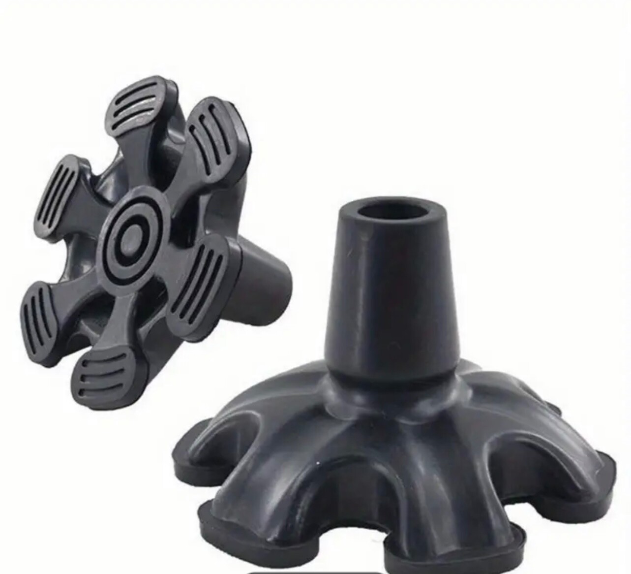 Hexagonal Cane Self-Standing Tip-Rubber Replacement Foot Pad for Walking Cane Ne