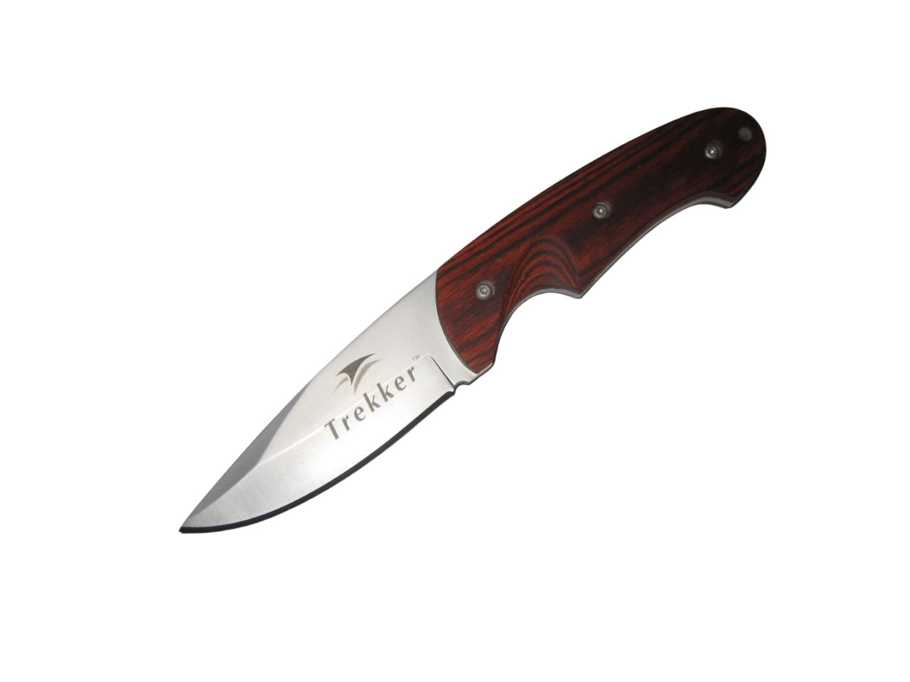 🔥 Trekker ™ Fixed Knife Wood Handle Less Packaging & Sheath (1) New 🔥